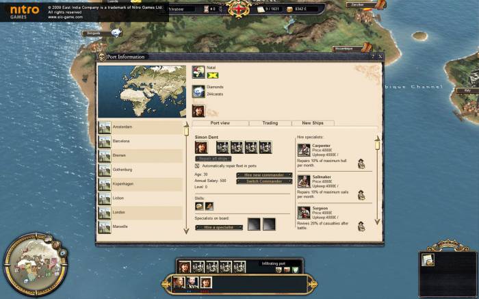Скриншот дополнения East India Company-Privateer